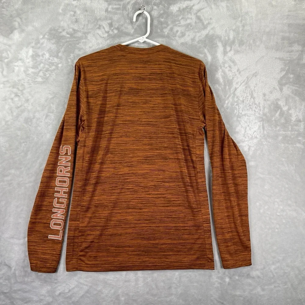 Nike Texas Longhorns T-Shirt Mens Small Dri-Fit College Football Long Sleeve NWT
